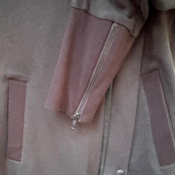 Cabi Renaissance Jacket Zipper Faux Leather Detail Emerald Green Womens Small - Picture 7 of 9